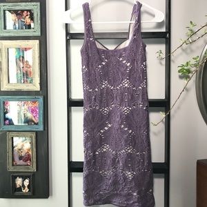 Free People Dresses - Free People Lavendar Bodycon Mini Dress Free People Dresses - Free People Lavendar Bodycon Mini Dress